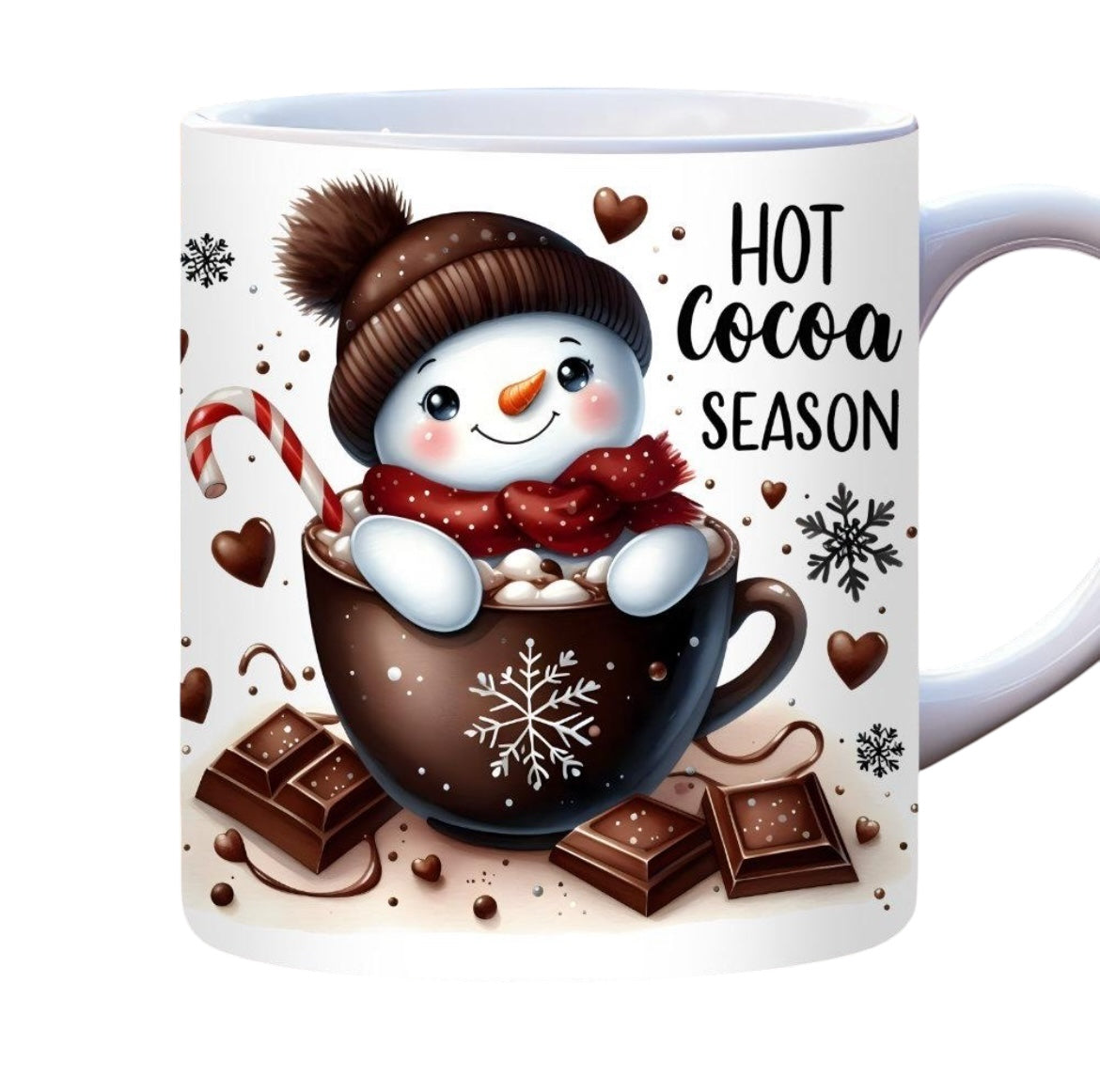 Cozy Snowman HOT COCO Season 11oz Mug