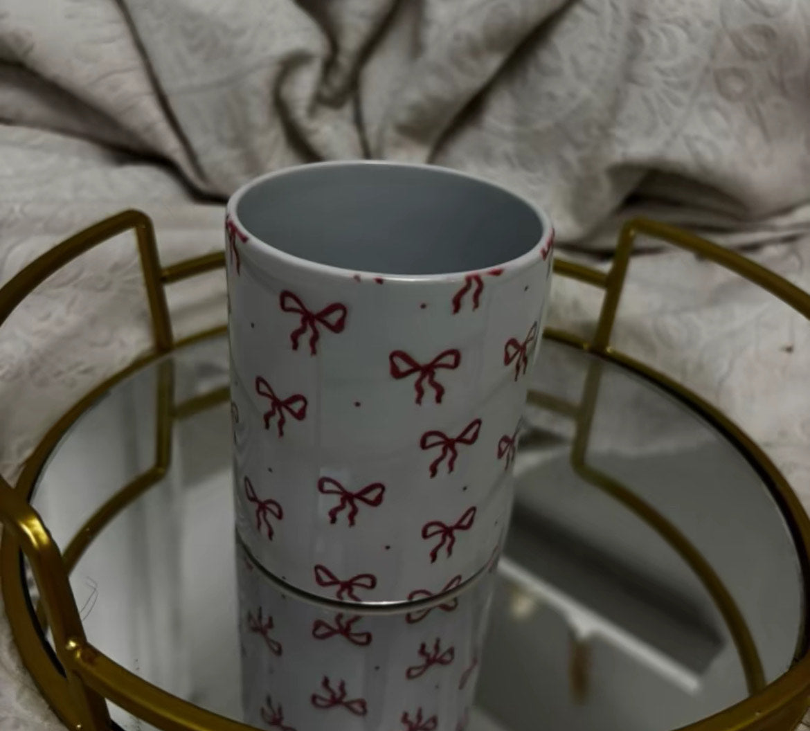 Cute Pink Bow 11oz Ceramic Mug